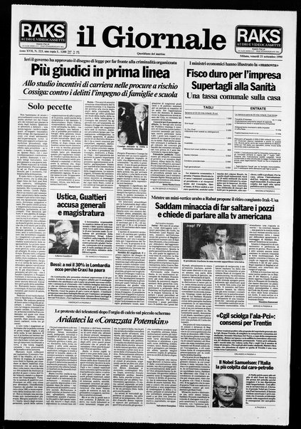 Il giornale : quotidiano del mattino